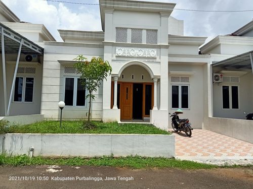 foto tampak rumah tipe 85/135 perumahan grand taman mutiara