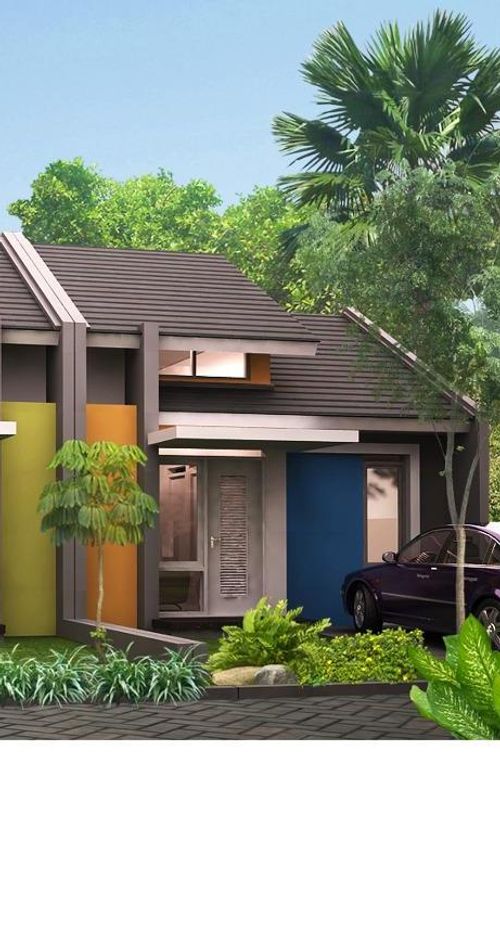 foto tampak rumah tipe 36NS perumahan GKR Cluster MIJEN TOWN HOUSE