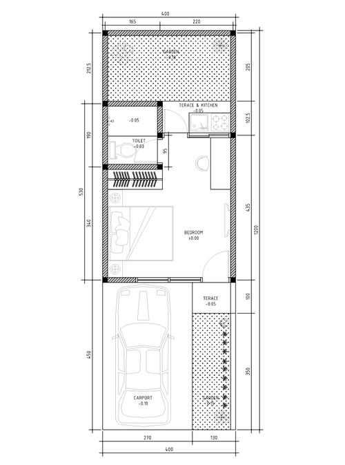foto denah rumah tipe ARKANA D 23/48 perumahan ARKANA RESIDENCE