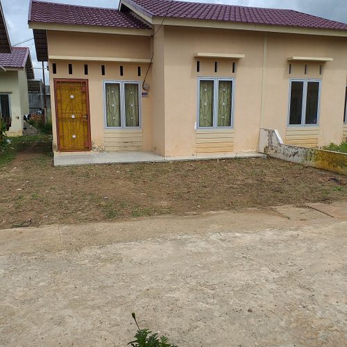 foto tampak rumah tipe RSH BERSUBSIDI / FLPP perumahan PESONA MERITAI INDAH 1