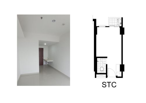 foto denah rumah tipe Studio C (STC) perumahan Apartemen Thamrin District Bekasi