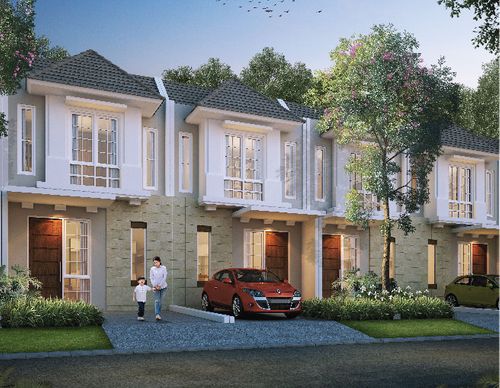 foto tampak rumah tipe Calla perumahan CitraGran Cibubur - Danehill