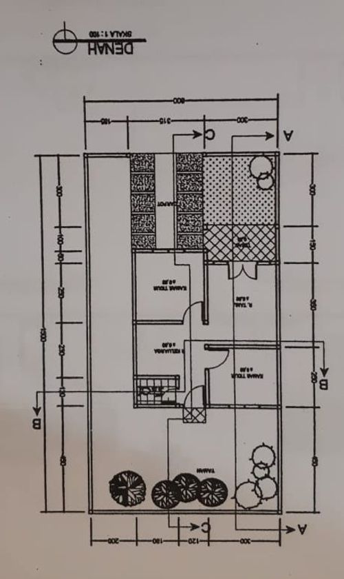 foto denah rumah tipe 36 perumahan PERUM. AYU KRIDA