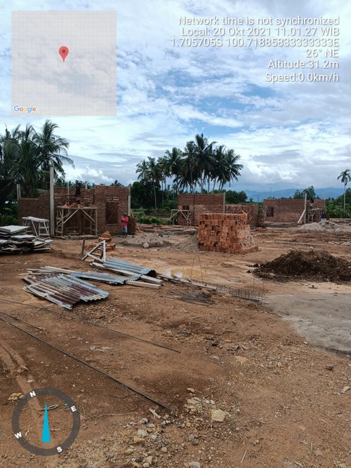 foto posisi tengah perumahan Nurul Huda Residence I