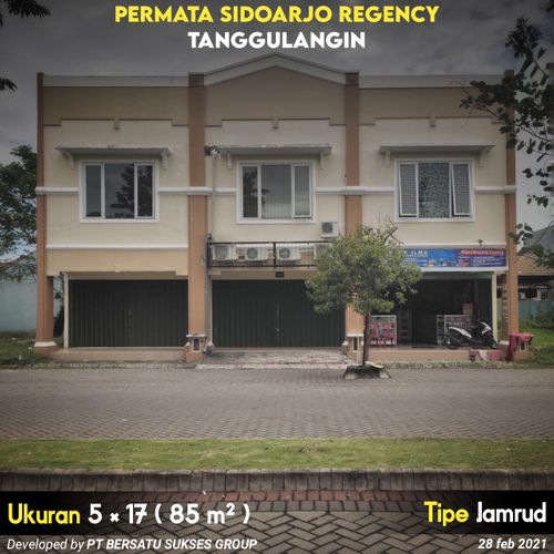 foto tampak rumah tipe JAMRUD (5x17) RUKO perumahan PERMATA SIDOARJO REGENCY