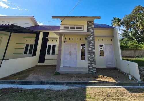 foto tampak rumah tipe 65 perumahan SEGAR ASRI IV