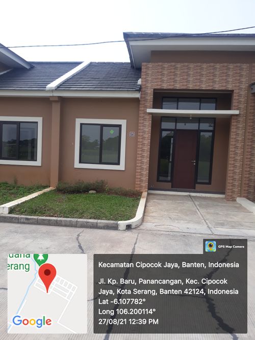 foto tampak rumah tipe 36 / 72 New Akasia (Badan) perumahan Cendana Residence
