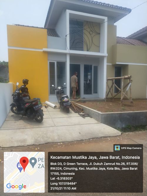 foto tampak rumah tipe 63/117 perumahan DUKUH ZAMRUD