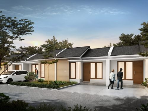 foto tampak rumah tipe NATURA REGENCY 30/60 perumahan NATURA RESIDENCE