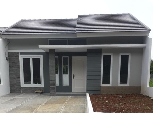 foto tampak rumah tipe 45 A-5 perumahan VILLA CASABLANCA