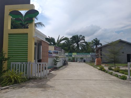 foto gerbang perumahan Green View Sidodadi