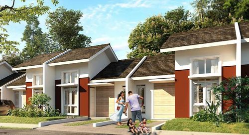 foto tampak rumah tipe IRIS A (1) perumahan CANGGU (CITRA MAJA RAYA 2)