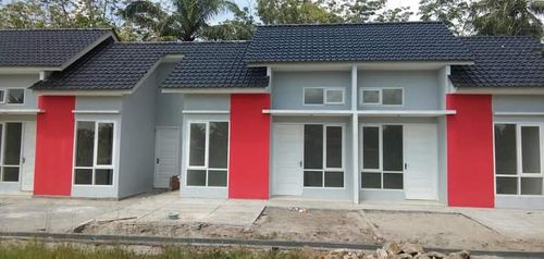 foto tampak rumah tipe 36 perumahan Green View Sidodadi