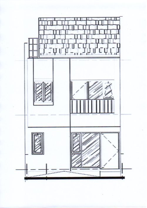 foto tampak rumah tipe ASPEN perumahan ARKAMAYA RESIDENCE