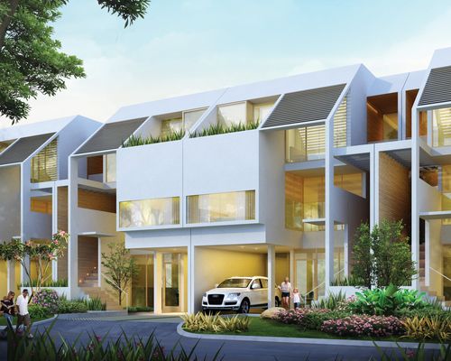 foto tampak rumah tipe Laua perumahan CLUSTER ASERA KHI