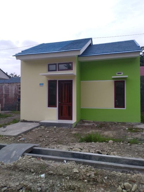 foto tampak rumah tipe 36 perumahan GREEN PAGER KODOK