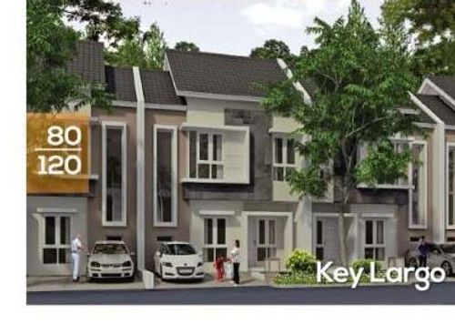 foto tampak rumah tipe KEY LARGO perumahan PROLAND CIBINONG