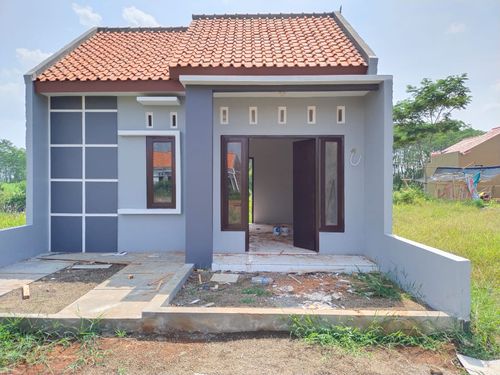 foto tampak rumah tipe 32/72 perumahan Griya Andalan Pagumenganmas