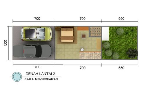 foto denah rumah tipe ruko perumahan Bukit Serpong Indah
