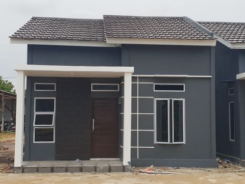 foto tampak rumah tipe 36 perumahan GOLDEN ROBAN ASRI