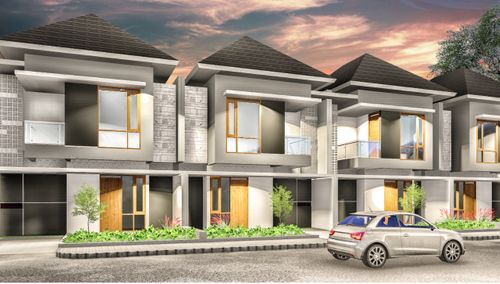 foto tampak rumah tipe 120 perumahan BUMI SILIWANGI