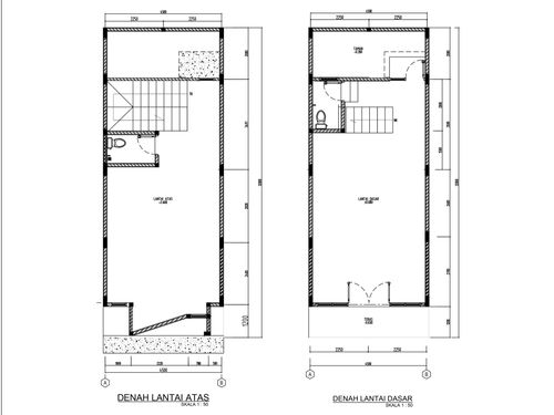 foto denah rumah tipe Ruko 86/54 perumahan Sepang Residence