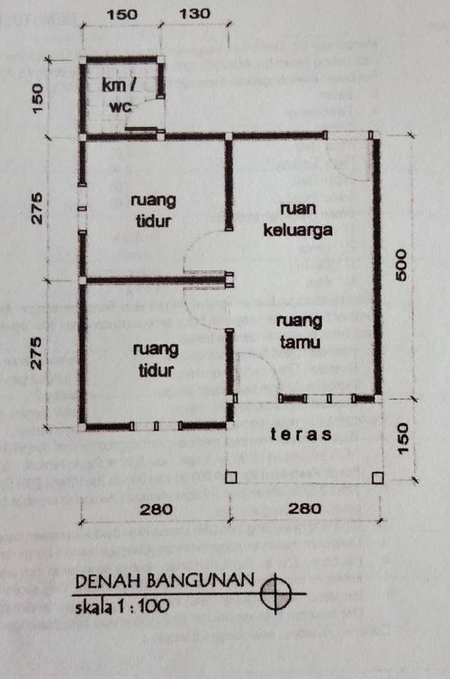 foto denah rumah tipe GRIYA MAHIR MAHAR PERMAI perumahan GRIYA MAHIR MAHAR PERMAI