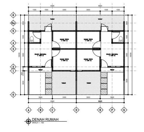 foto denah rumah tipe RUMAH SUBSIDI perumahan RAJEG HILL RESIDENCE TAHAP 2