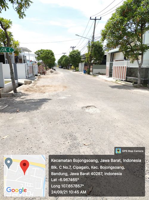 foto posisi tengah perumahan PESONA CIGANITRI 2