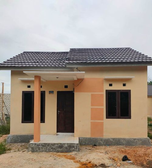 foto tampak rumah tipe 36 perumahan Palam Lorihua