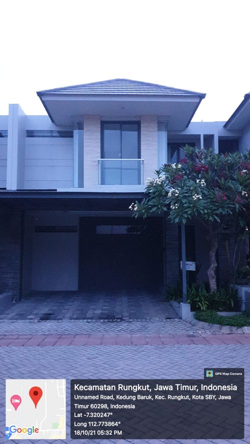 foto tampak rumah tipe AMARILIS A-11 perumahan SPRINGVILLE RESIDENCE