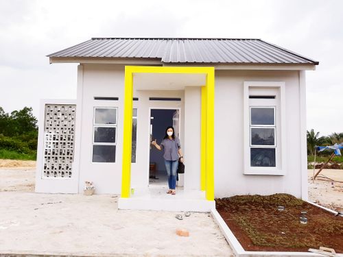 foto tampak rumah tipe 36 perumahan ASMARA RESIDENCE TAHAP II