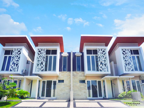 foto tampak rumah tipe CHARAKA HOOK perumahan PURI SAFIRA REGENCY