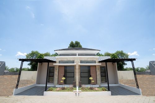 foto tampak rumah tipe 50/60 perumahan KOTA BARU KEANDRA