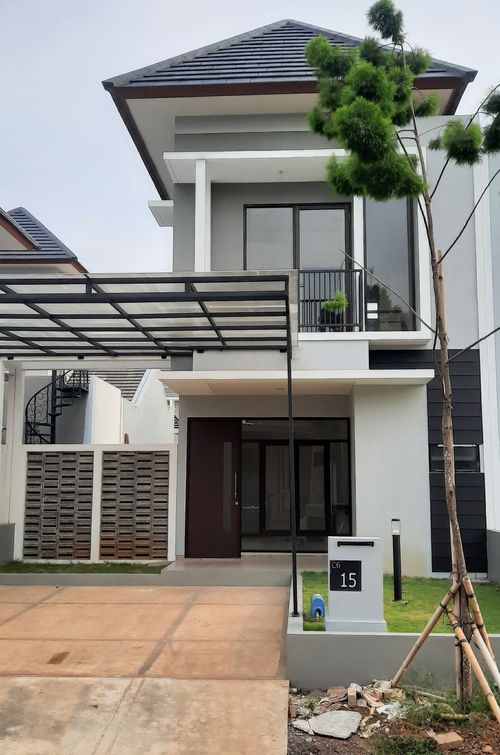 foto tampak rumah tipe Kartika perumahan Kedaton Park Tahap 1