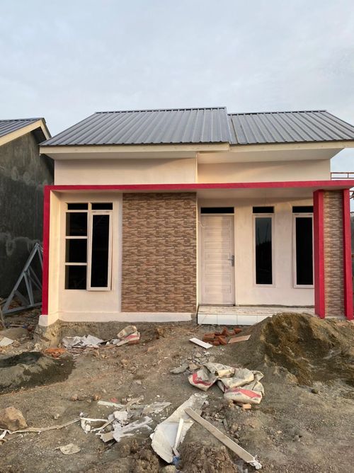 foto tampak rumah tipe 36 perumahan Levita Regency 11 Tahap 2