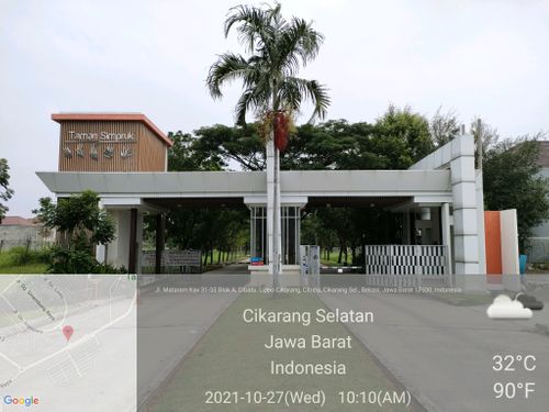 foto gerbang perumahan TAMAN SIMPRUK