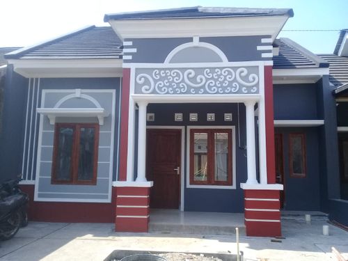 foto tampak rumah tipe 45 perumahan PERUMAHAN SAPPHIRE MEDITERANIA