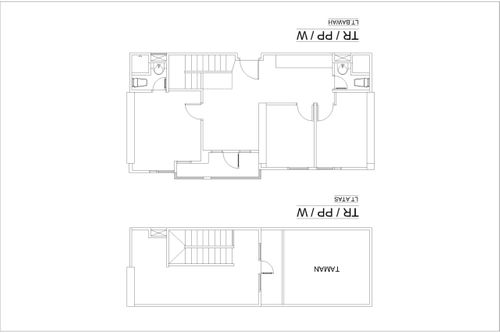 foto denah rumah tipe 3BR+ perumahan Apartemen Maple Park