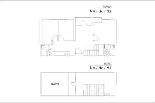foto denah rumah tipe 4BRC perumahan Apartemen Maple Park