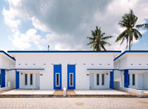 foto tampak rumah tipe 36 perumahan I ONE HOME RESIDENCE