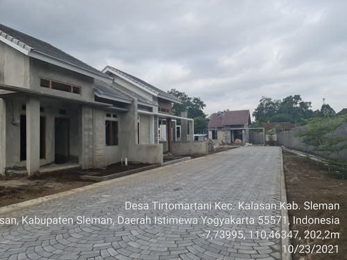 foto posisi tengah perumahan PURI LARASATI KALASAN