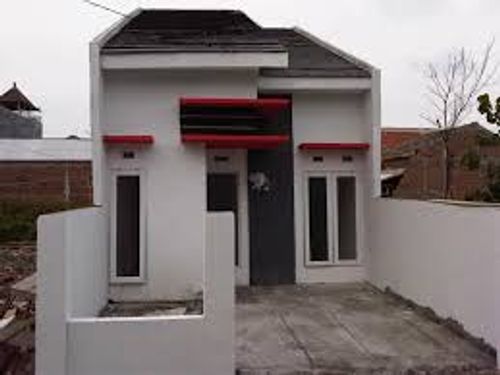 foto tampak rumah tipe 31 subsidi perumahan TKBM SEI MATI