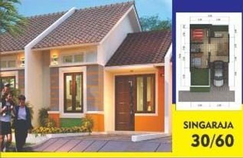 foto tampak rumah tipe SINGARAJA perumahan PANORAMA BALI RESIDENCE