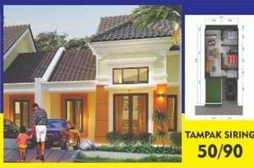 foto tampak rumah tipe TAMPAK SIRING perumahan PANORAMA BALI RESIDENCE