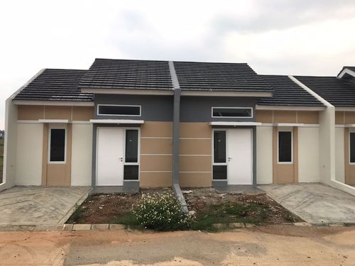 foto tampak rumah tipe 30/60 perumahan Griya Alam Nusantara