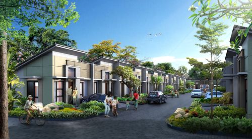 foto tampak rumah tipe ASTERIA 30/60 perumahan Perumahan Galuh Mas
