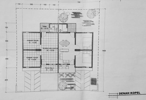 foto denah rumah tipe 36 perumahan RH RESIDENCE