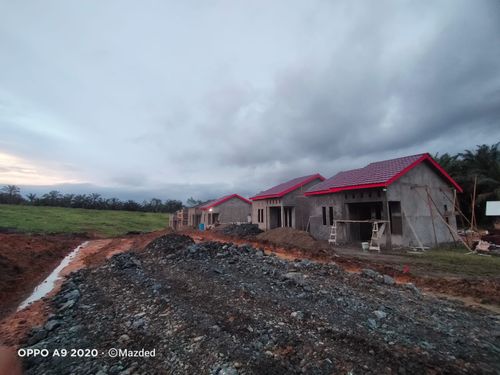 foto tampak rumah tipe MERRY perumahan Pagi Pertama