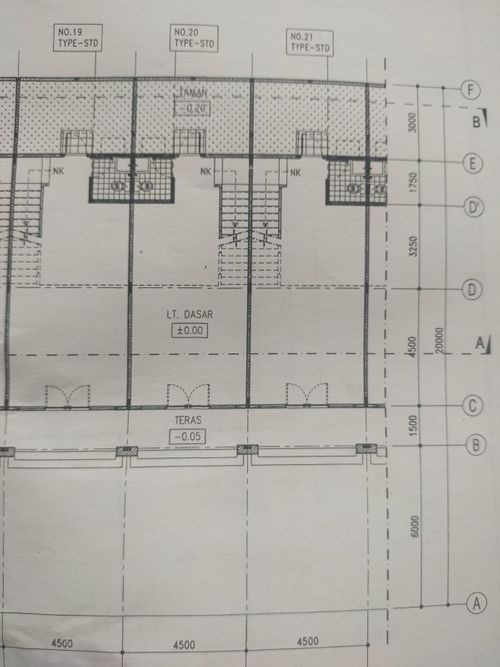 foto denah rumah tipe 95/63 zona 2 perumahan DUKUH ZAMRUD